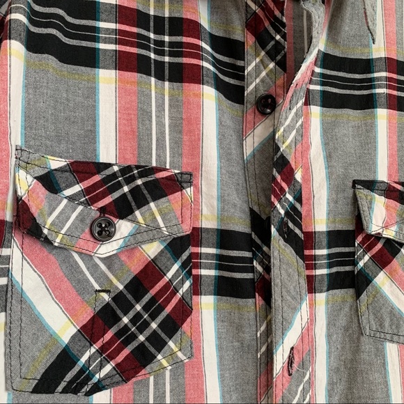 Kane & Unke 2XL plaid button up long sleeve top! - Picture 4 of 7